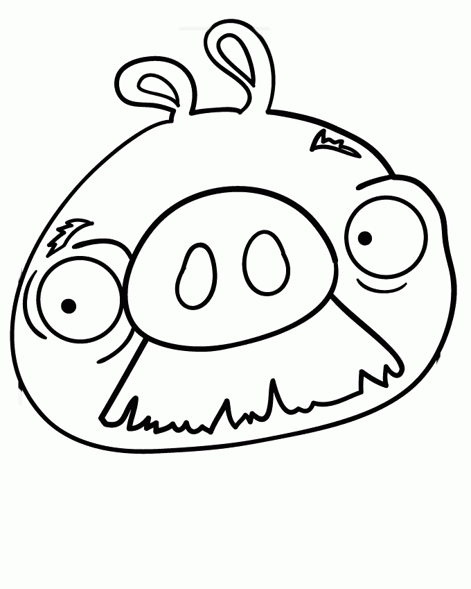Plansa de colorat cu Angry Birds 62 116